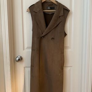 ZARA Solitaire Suede Vest